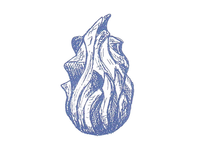 Löwenköpfe, Flammen, Getriebene & Körper, Nr. 11950