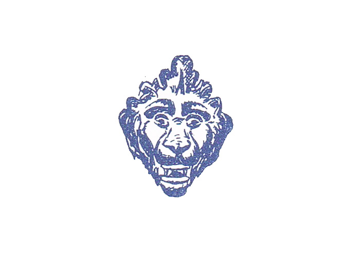 Löwenköpfe, Flammen, Getriebene & Körper, Nr. 8420